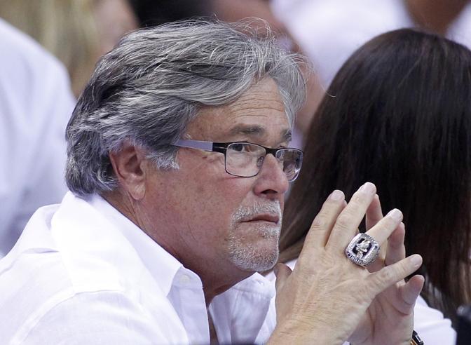 Il patron dei Miami Heat, Micky Arison. Reuters